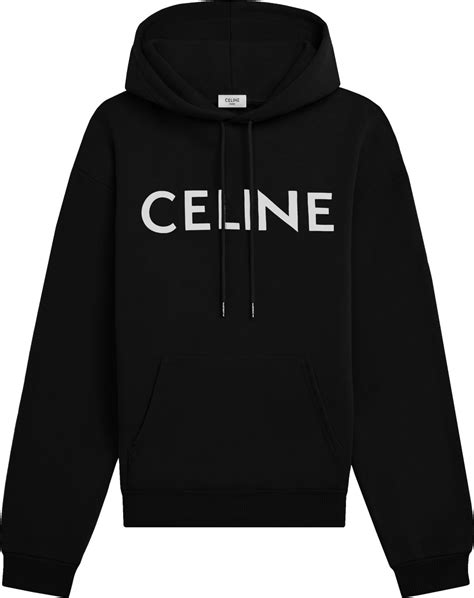 celine jacket hoodie|Celine hoodie black and white.